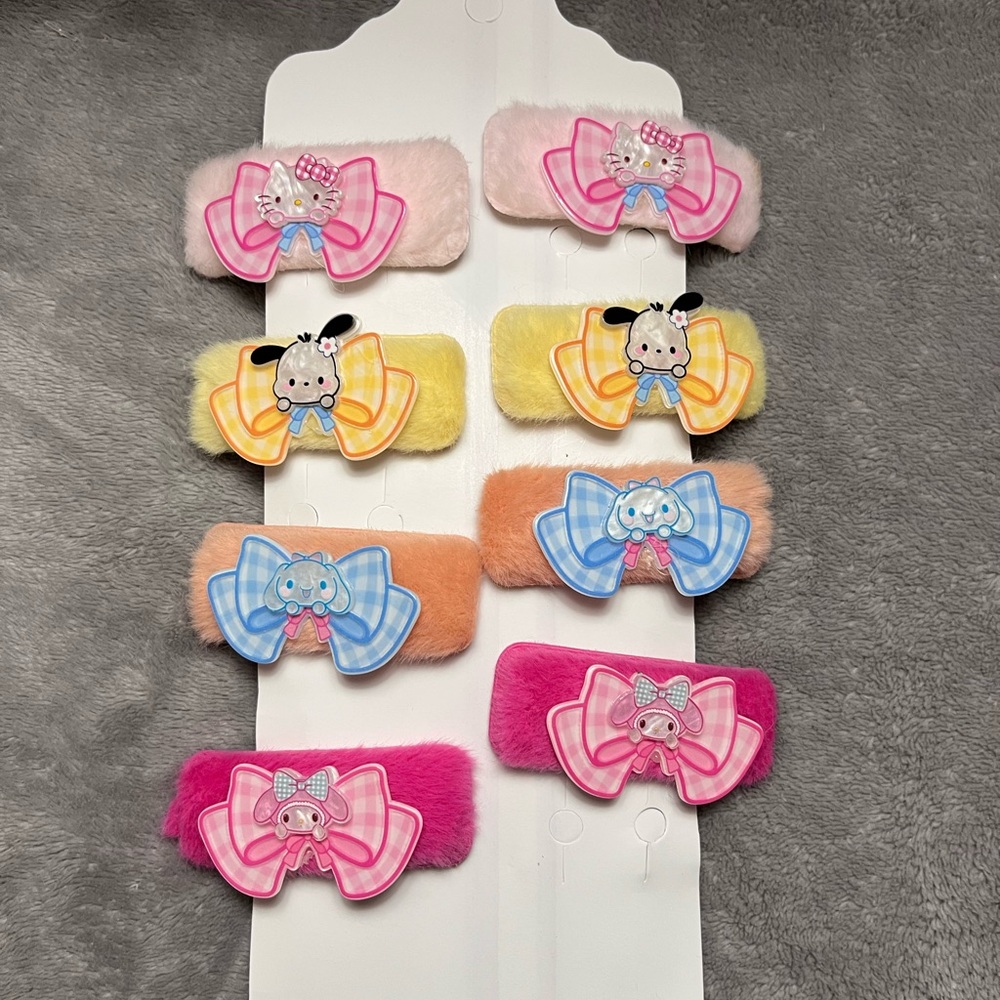 Sanrio Cute Bow Headbands with Cartoon Characters